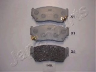 Комплект тормозных колодок JAPANPARTS PA-149AF