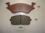 Комплект тормозных колодок JAPANPARTS PA-202AF
