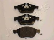 Комплект тормозных колодок JAPANPARTS PA-221AF