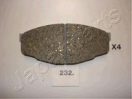Комплект тормозных колодок JAPANPARTS PA-232AF