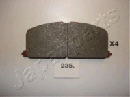Комплект тормозных колодок JAPANPARTS PA-235AF