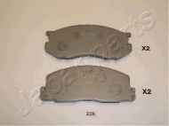 Комплект тормозных колодок JAPANPARTS PA-239AF
