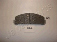 Комплект тормозных колодок JAPANPARTS PA-314AF