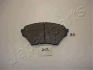 Комплект тормозных колодок JAPANPARTS PA-317AF
