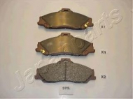 Комплект тормозных колодок JAPANPARTS PA-373AF