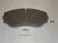 Комплект тормозных колодок JAPANPARTS PA-384AF