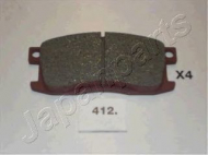 Комплект тормозных колодок JAPANPARTS PA-412AF