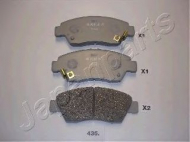 Комплект тормозных колодок JAPANPARTS PA-435AF
