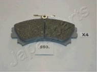 Комплект тормозных колодок JAPANPARTS PA-593AF