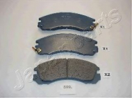 Комплект тормозных колодок JAPANPARTS PA-599P
