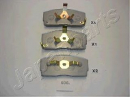 Комплект тормозных колодок JAPANPARTS PA-606AF