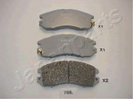 Комплект тормозных колодок JAPANPARTS PA-705AF