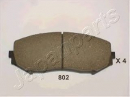 Комплект тормозных колодок JAPANPARTS PA-802AF