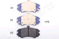 Комплект тормозных колодок JAPANPARTS PA-H15AF