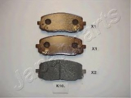 Комплект тормозных колодок JAPANPARTS PA-K10AF