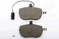 Комплект тормозных колодок JAPANPARTS PA-L04AF