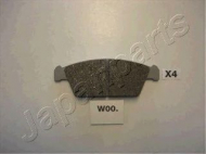 Комплект тормозных колодок JAPANPARTS PA-W00AF