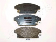 Комплект тормозных колодок JAPANPARTS PA-W13AF