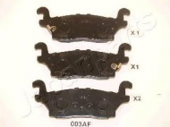 Комплект тормозных колодок JAPANPARTS PP-003AF