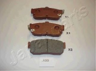 Комплект тормозных колодок JAPANPARTS PP-133AF