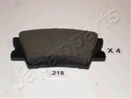 Комплект тормозных колодок JAPANPARTS PP-218AF
