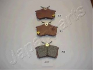 Комплект тормозных колодок JAPANPARTS PP-407AF