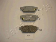 Комплект тормозных колодок JAPANPARTS PP-504AF