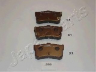 Комплект тормозных колодок JAPANPARTS PP-598AF