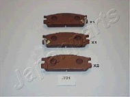 Комплект тормозных колодок JAPANPARTS PP-701AF