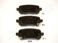 Комплект тормозных колодок JAPANPARTS PP-905AF