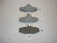Комплект тормозных колодок JAPANPARTS PP-997AF