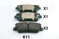 Комплект тормозных колодок JAPANPARTS PP-K11AF