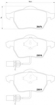 Комплект тормозных колодок PAGID T1388