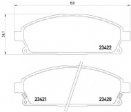 Комплект тормозных колодок PAGID T1273
