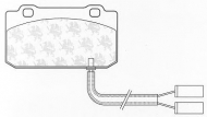 Комплект тормозных колодок QH Benelux BP526