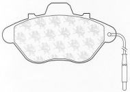 Комплект тормозных колодок QH Benelux BP582