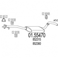 Амортизатор MTS 01.55470