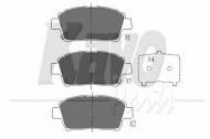Комплект тормозных колодок KAVO PARTS KBP-9009