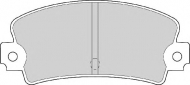 Комплект тормозных колодок NECTO FD659A