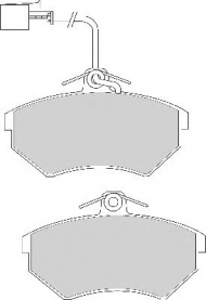 Комплект тормозных колодок NECTO FD6662A
