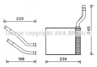 Теплообменник AVA QUALITY COOLING FD6464