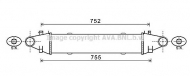 Теплообменник AVA QUALITY COOLING MS4556