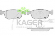 Комплект тормозных колодок KAGER 35-0650