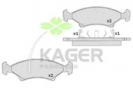 Комплект тормозных колодок KAGER 35-0673