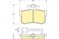 Комплект тормозных колодок GIRLING 6104869