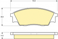 Комплект тормозных колодок GIRLING 6109919