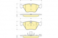 Комплект тормозных колодок GIRLING 6115772