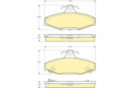 Комплект тормозных колодок GIRLING 6131351