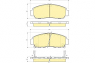 Комплект тормозных колодок GIRLING 6132409