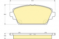 Комплект тормозных колодок GIRLING 6132919